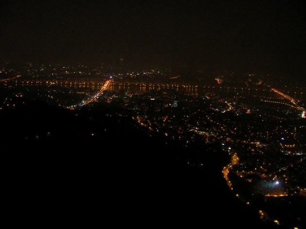 Nソウルタワーからの眺望<漢江（ハンガン）方面>